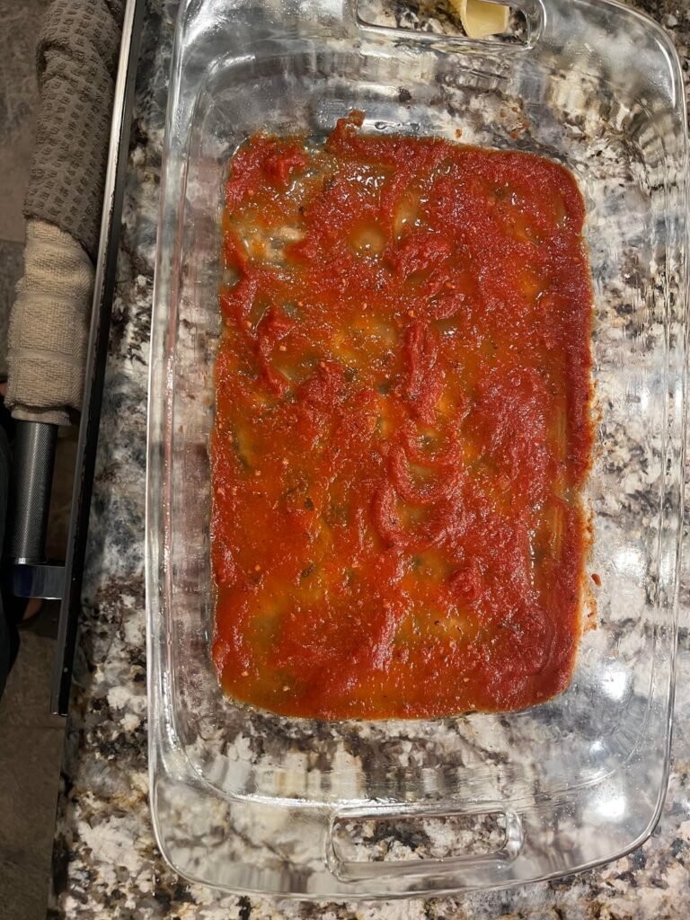 Stuffed Shells, step by step