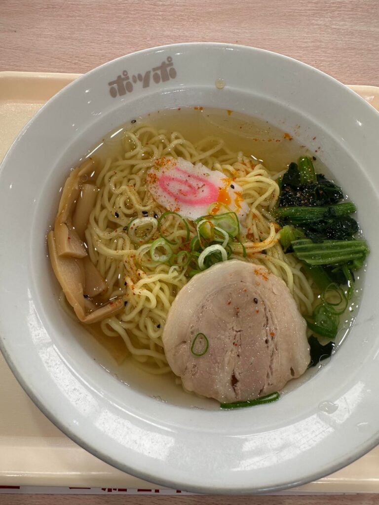 A humble salt ramen from Poppo