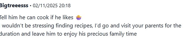 Mumsnet users were quick to comment on the woman's post, with many urging her to leave her partner