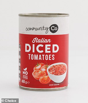IGA's Community Co Italian Diced Tomatoes ($1.30)