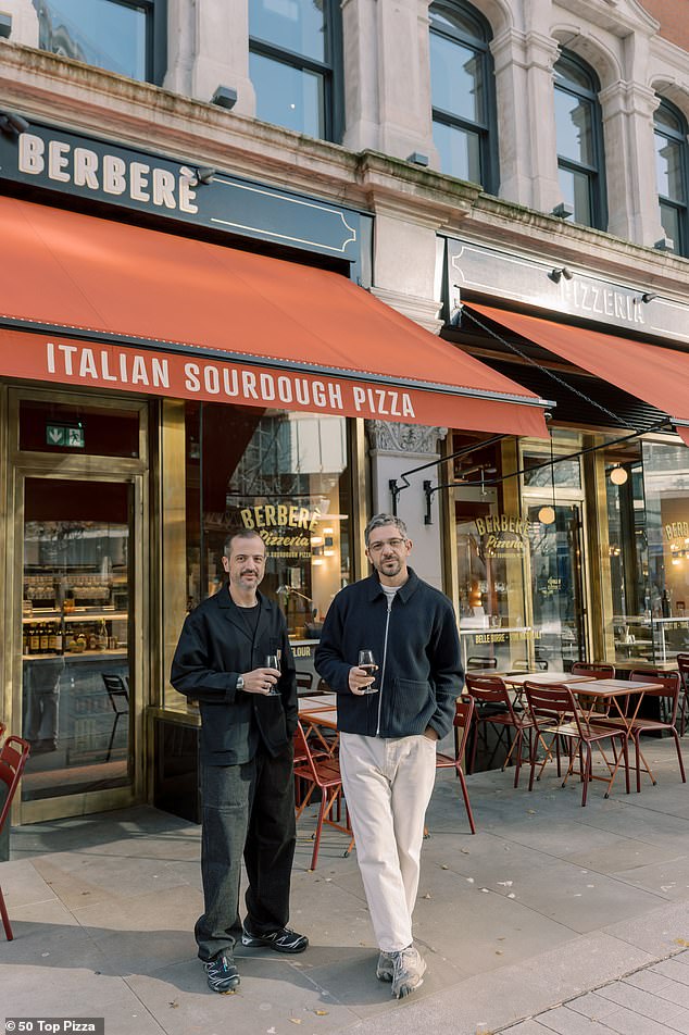 Berberè, created by Italian brothers Salvatore and Matteo Aloe, ranked 7th, celebrated for its slow-fermented doughs and four London neighbourhood restaurants