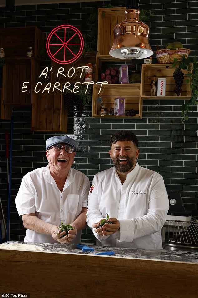 Vincenzo Capuano, a famous Neapolitan pizza chef, founded pizzerias named after him and bringing the best quality to his food