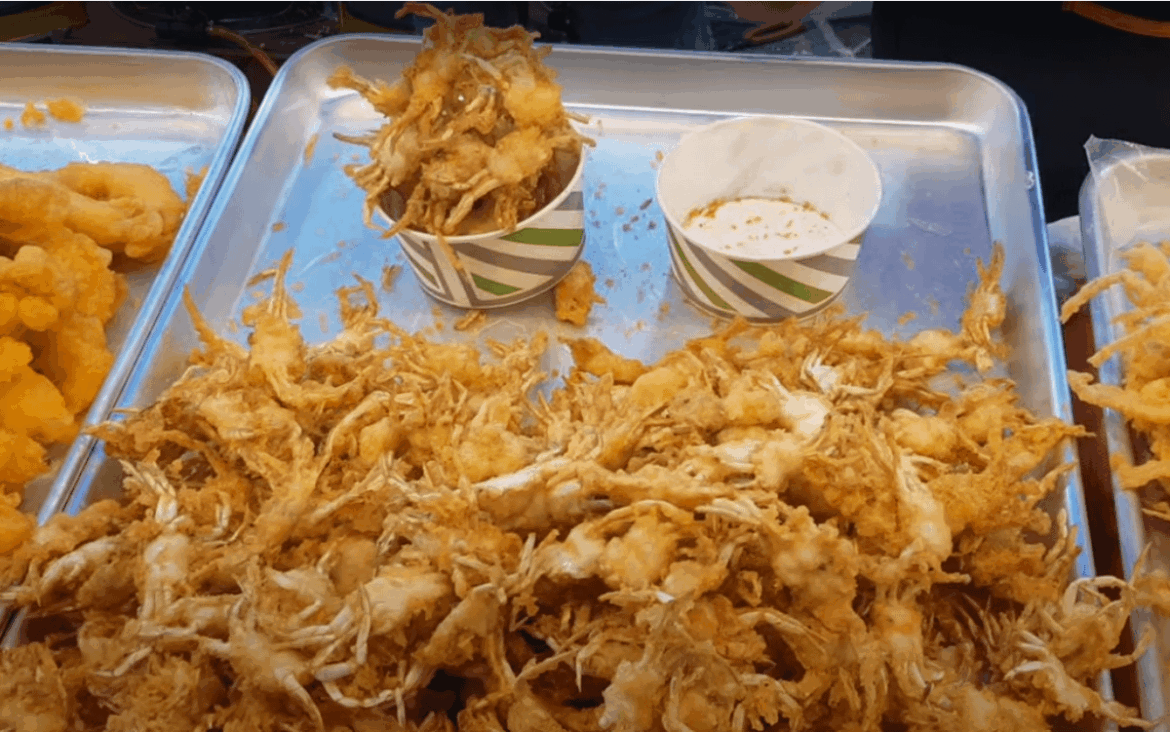 Tried Korea’s fried baby crabs — crispy, cute, and cultural!