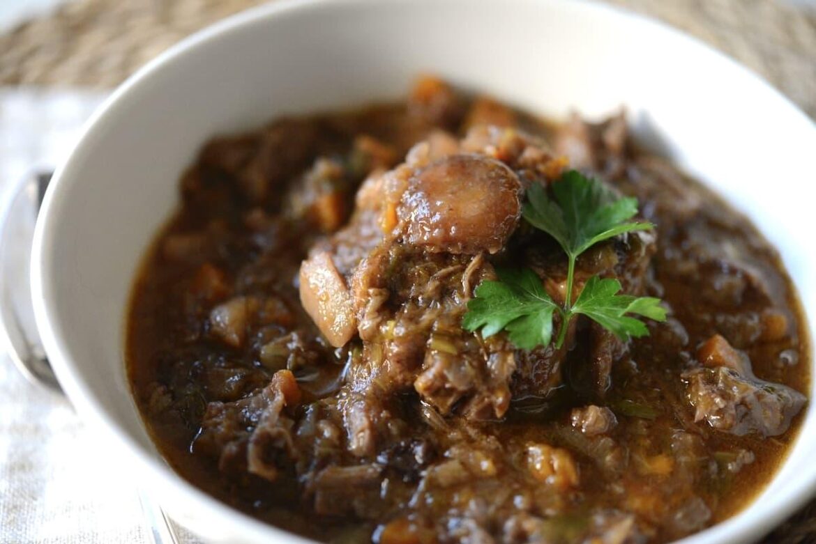 Classic German Oxtail Soup (Ochsenschwanzsuppe) Classic German Oxtail Soup (Ochsenschwanzsuppe)