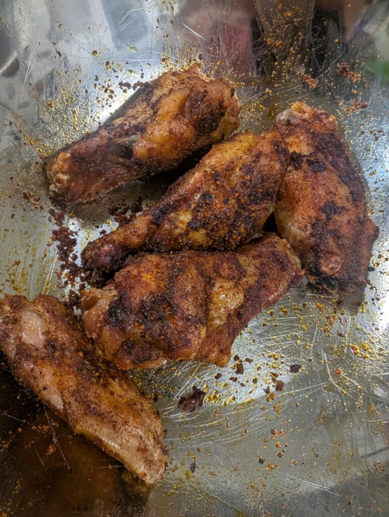 Smoked Chicken Wings Finished