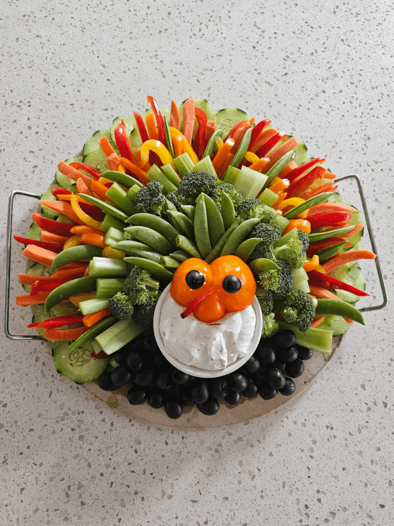 [Homemade] Turkey veggie tray