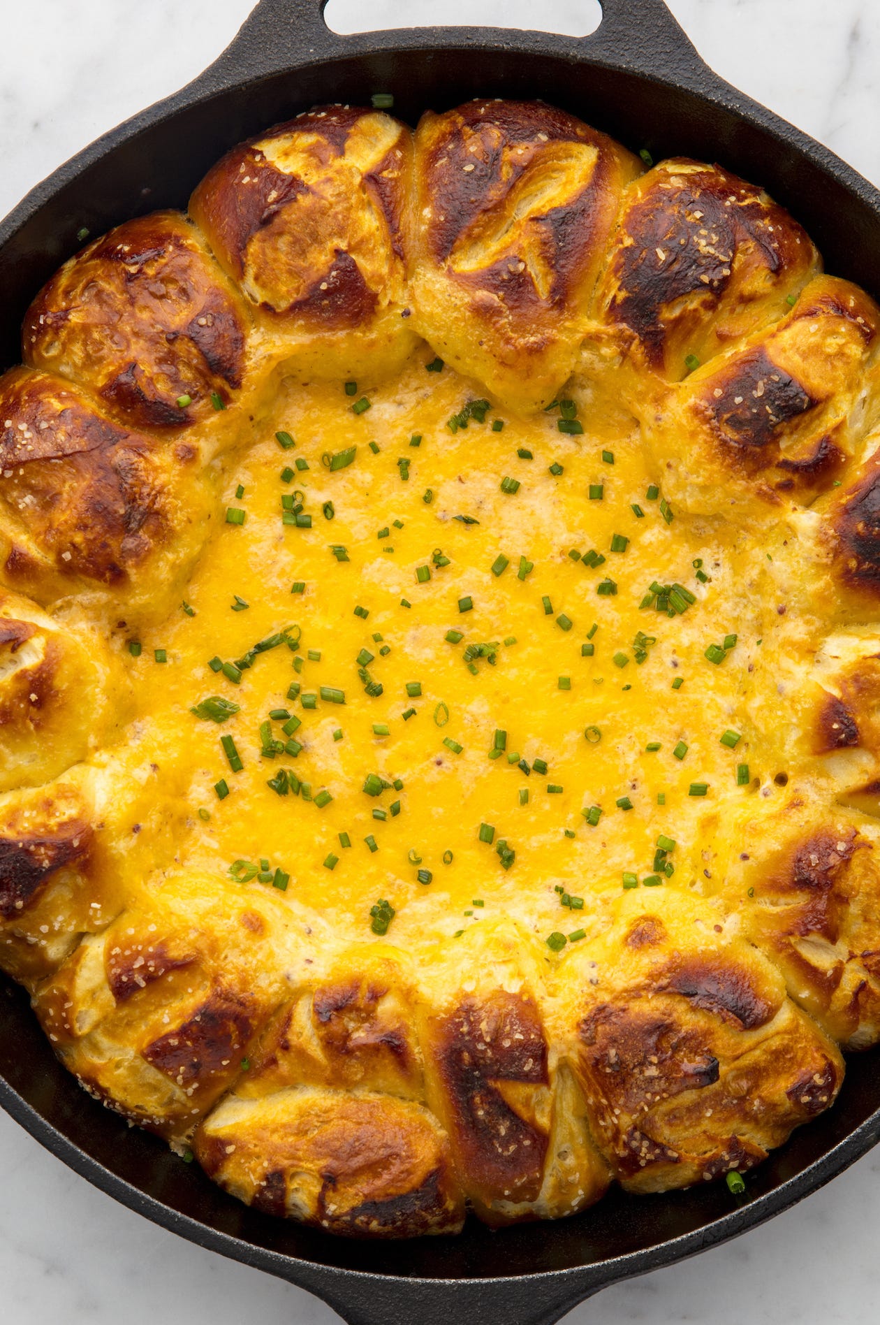 pretzel beer cheese dip horizontal