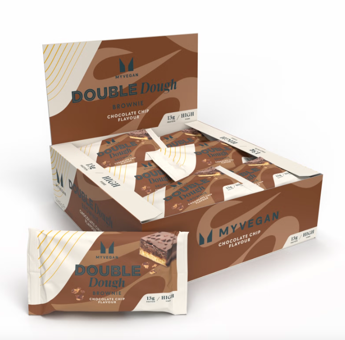 Double Dough Vegan Brownie Bar