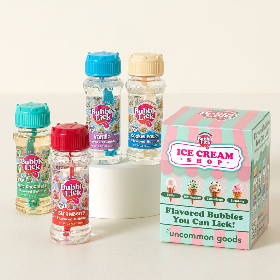 Ice Cream Shop Lickable Bubbles - Set of 4