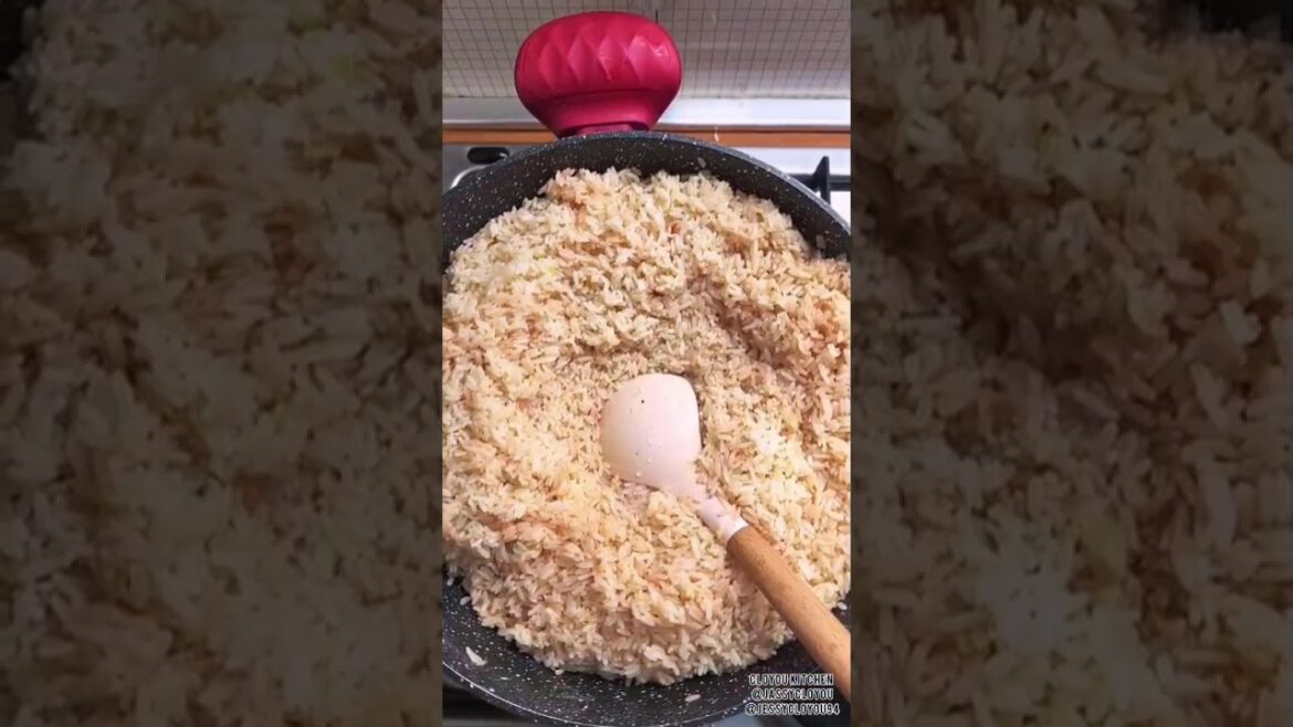 Coconut rice and shrimp#delicious#food