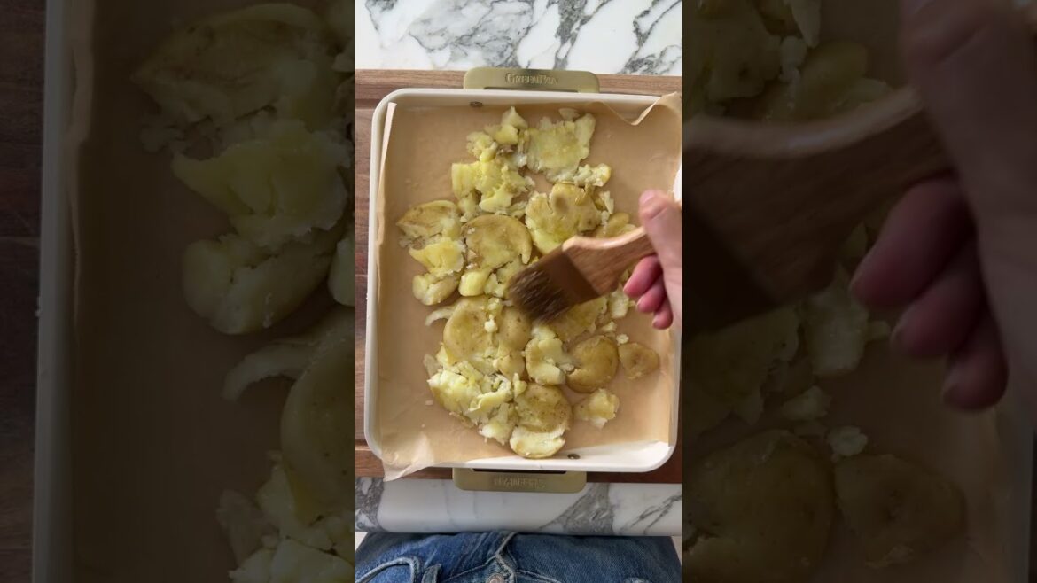 Greek-Style Crispy Potato Salad with Dairy-Free Tzatziki