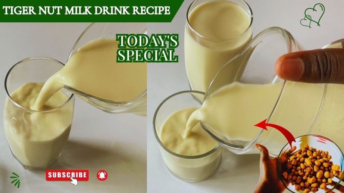 Healthy Tiger Nut Milk Drink Recipe #belovedcaters #drinkrecipes  #smoothierecipe