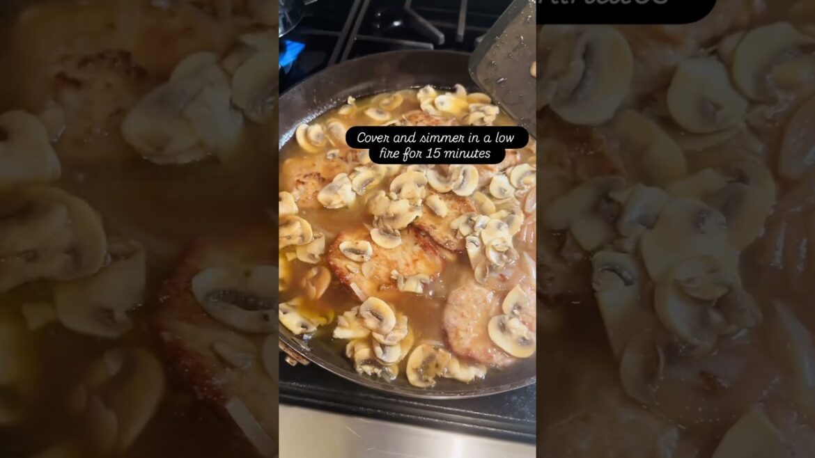 Veal Marsala with mushrooms-tender veal in light Marsala wine sauce. Delicious in every bite.