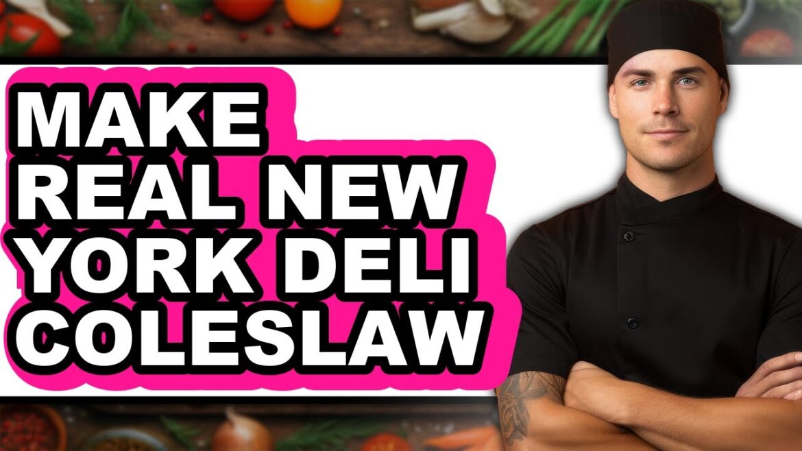 How To Make Real New York Deli Coleslaw - Full Guide