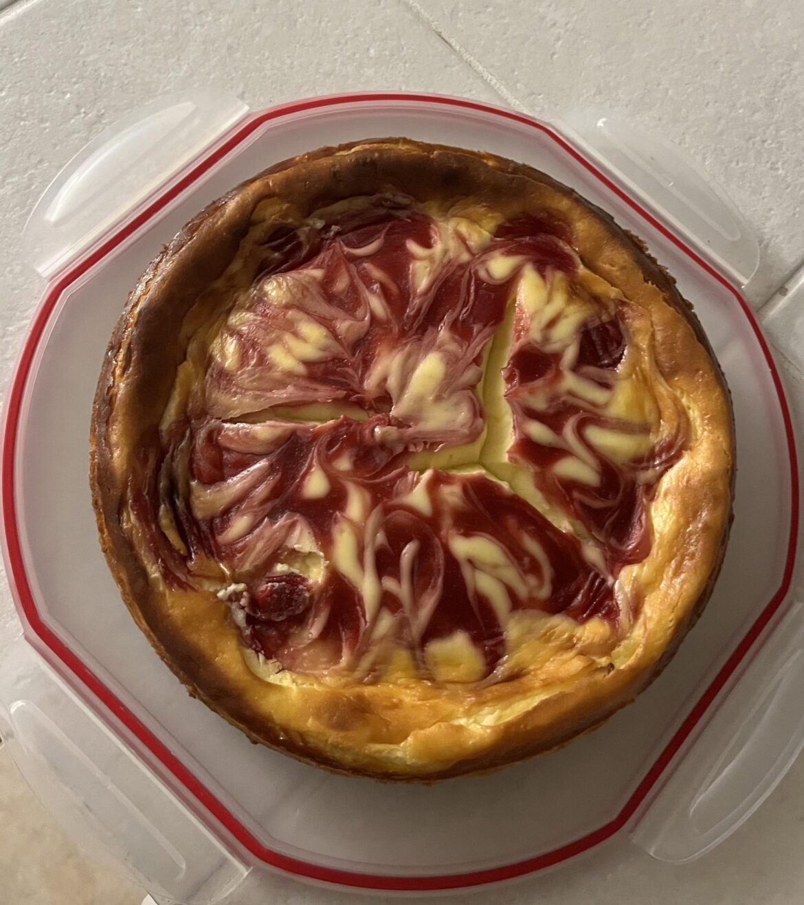 Overbaked cheesecake - anything I can/should do?
