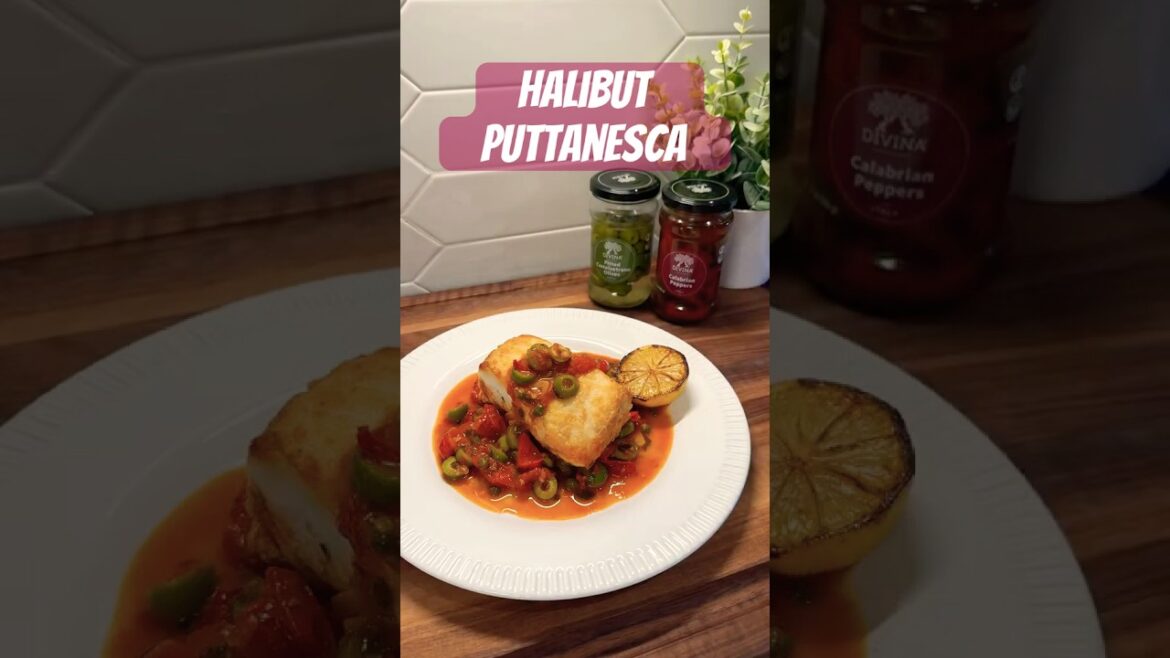 Seared Halibut Puttanesca | Easy Mediterranean-Style Fish Recipe