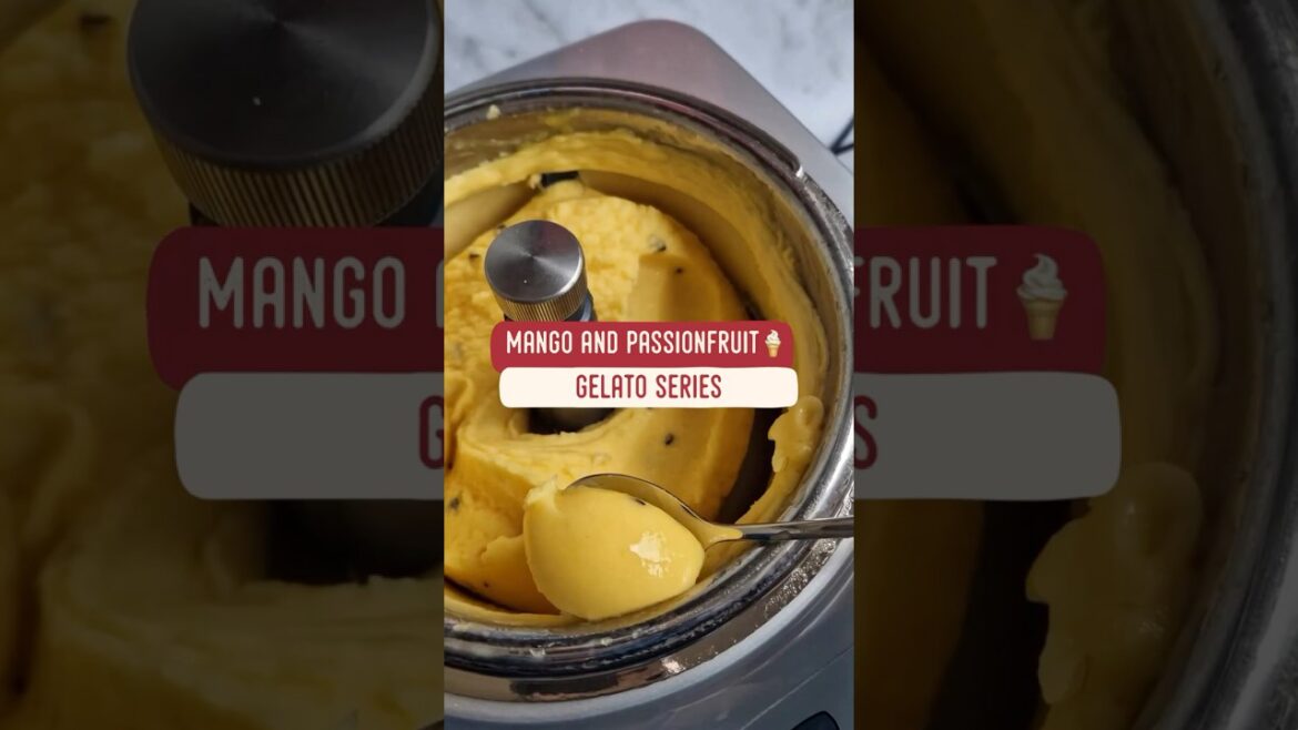 Mango and Passion Fruit Sorbet | Magimix Gelato Expert