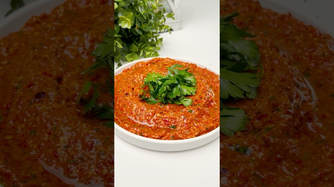 This Red Pepper Walnut Dip Will Steal the Show!