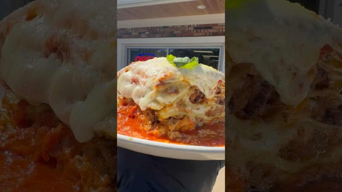 HOMEMADE FRESH LASAGNA #fyp #shorts HOMEMADE FRESH LASAGNA #fyp #shorts