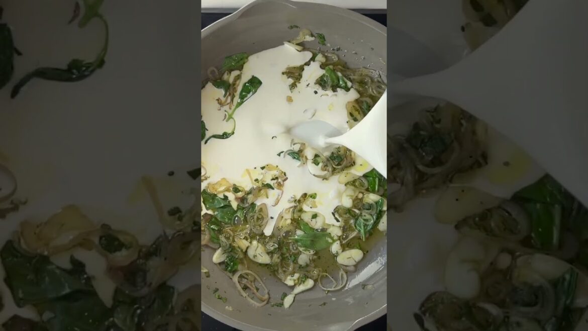 Gnocchi with Gorgonzola and Spinach