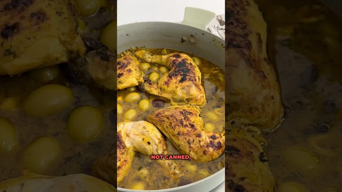 Poulet aux olives & citron confît Poulet aux olives & citron confît
