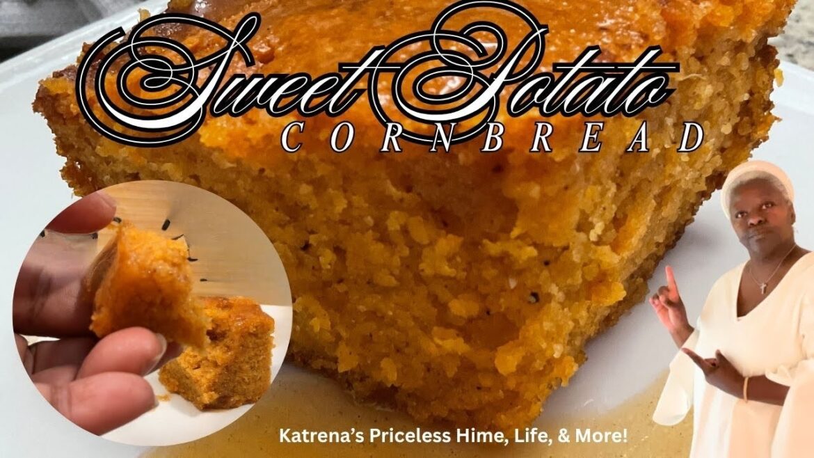 ✨HOW TO MAKE SWEET POTATO CORNBREAD FROM SCRATCH #cornbread #sweetpotato