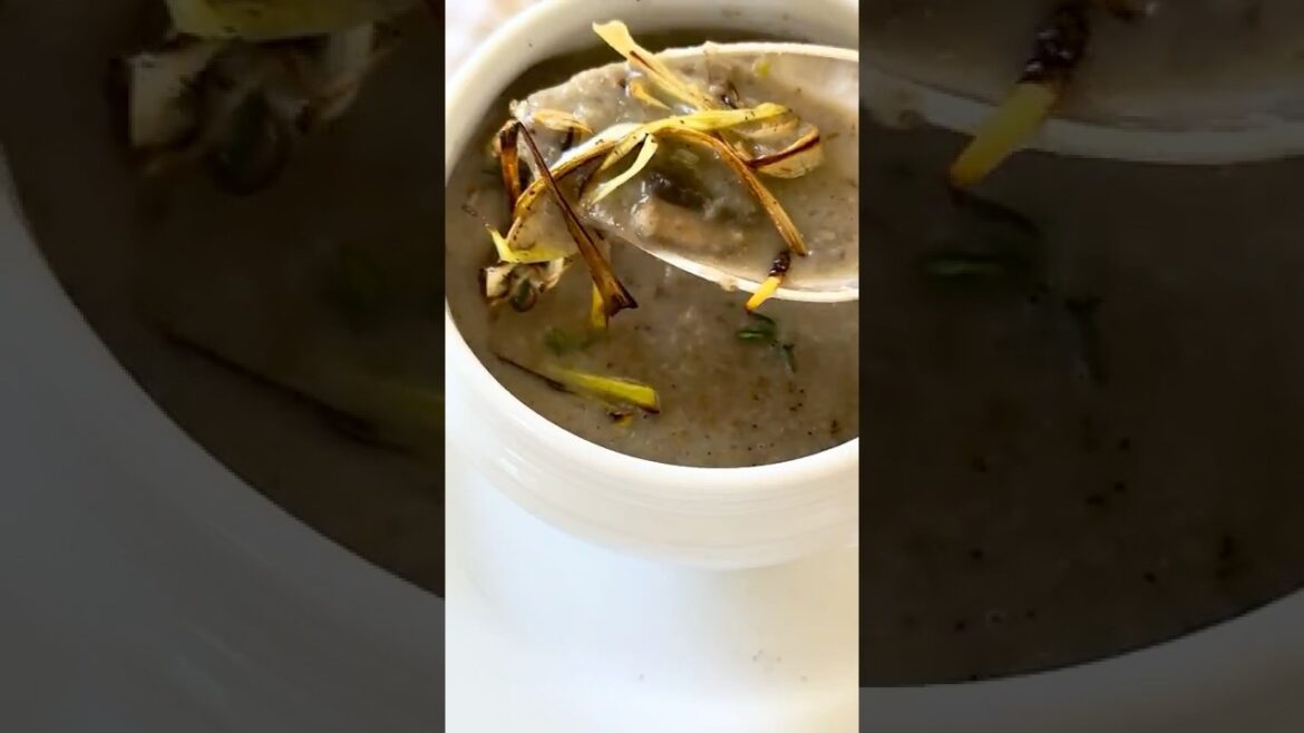 Cream of mushroom soup