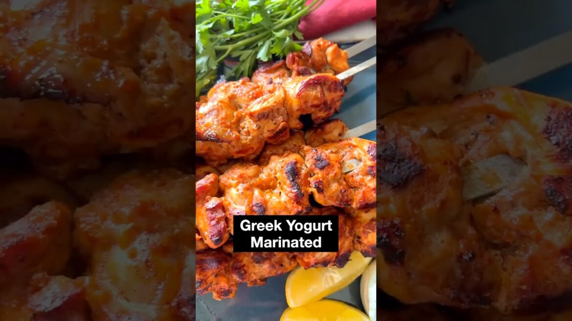 Greek Yogurt Chicken Kebab