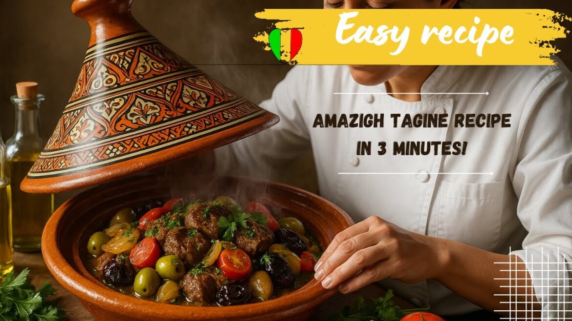 Easy AMAZIGH Beef Tagine...Authentic Souss Style Recipe