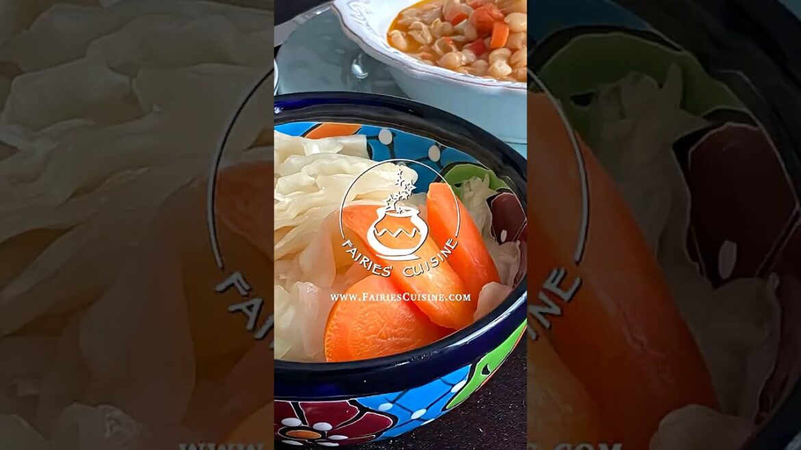 Cabbage Pickles (Turkish Style) #shortsfeed Cabbage Pickles (Turkish Style) #shortsfeed