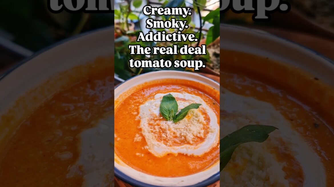 The Best Roasted Creamy Tomato Soup Ever | Easy & Delicious Homemade Recipe