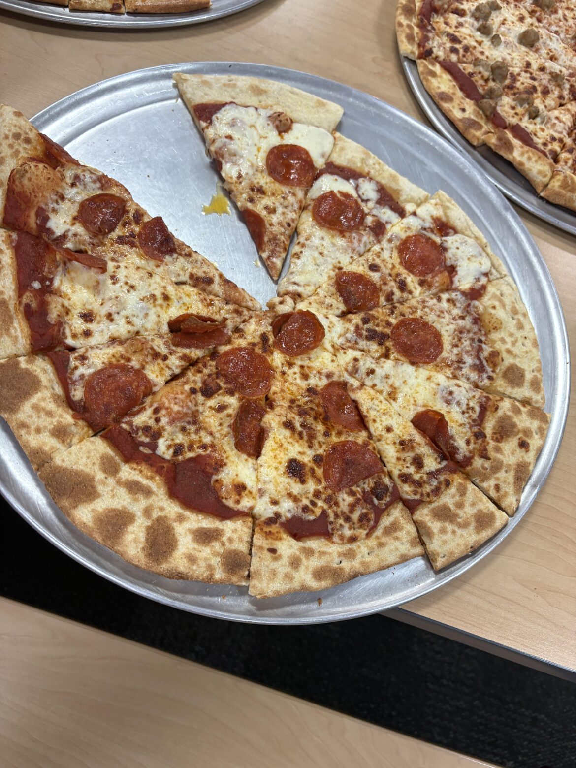 Chuck E. Cheese pizza