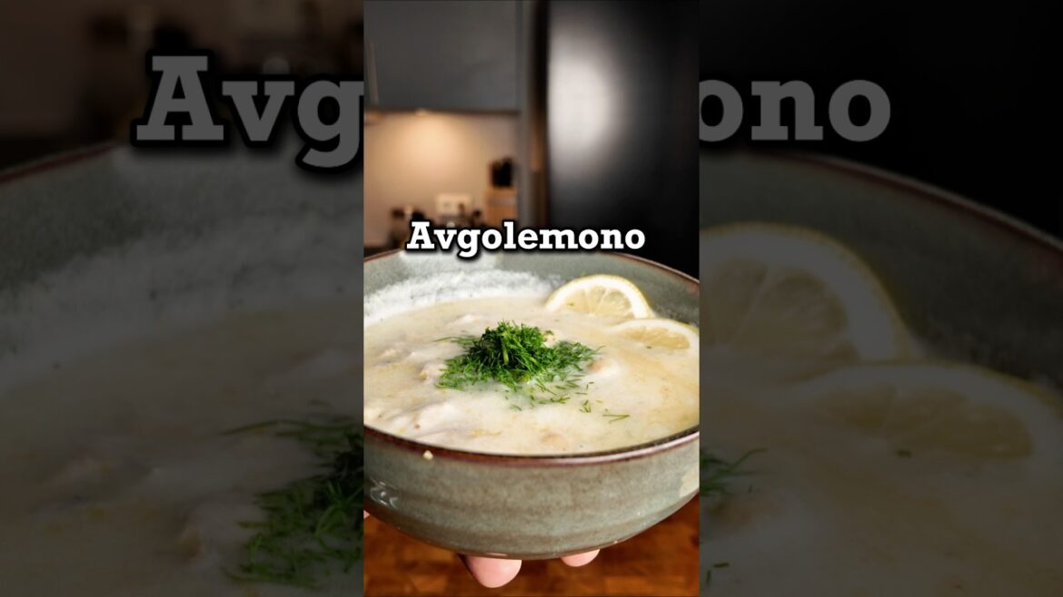 Avgolemono mit Kritharaki – griechische Hühnersuppe mit Zitronengeschmack #rezept #suppe #kochen Avgolemono mit Kritharaki – griechische Hühnersuppe mit Zitronengeschmack #rezept #suppe #kochen