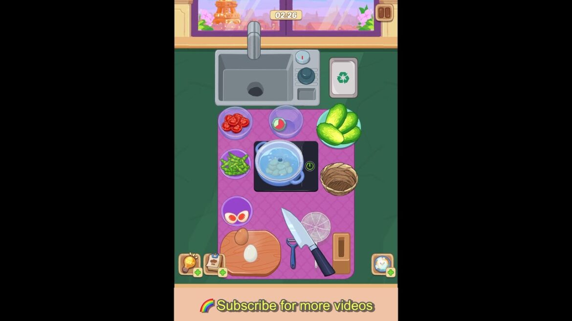 【Cookingdom】Recipe No.71 Nicoise Salad #gameplay #walkthrough #asmr #cookingdom #cooking