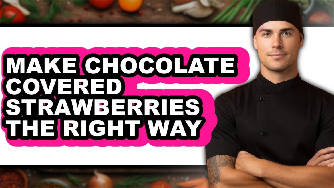 How To Make Chocolate Covered Strawberries The Right Way (UPDATED)