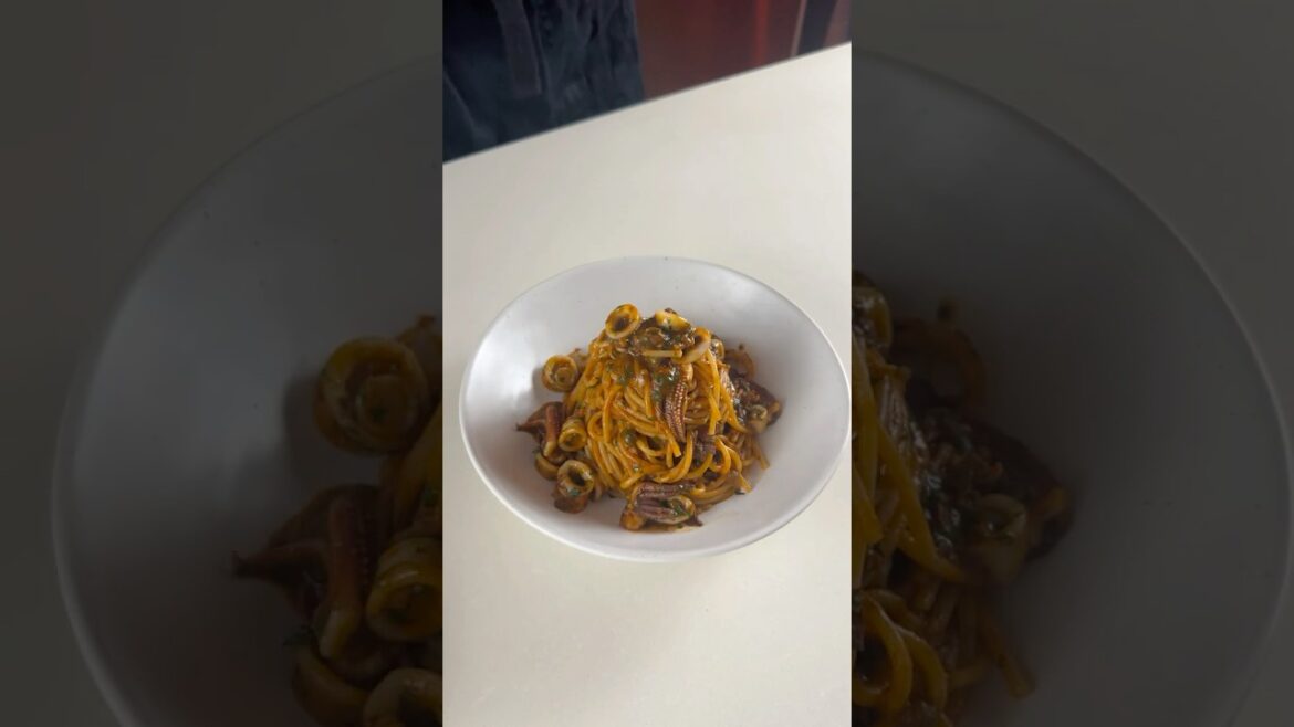 Squid Puttanesca Pasta