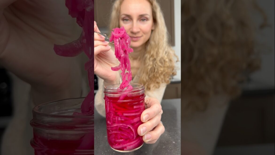 The ONLY Pickled Red Onions Recipe You’ll Ever Need! #pickled #onion #easyrecipe #homemade #recipe