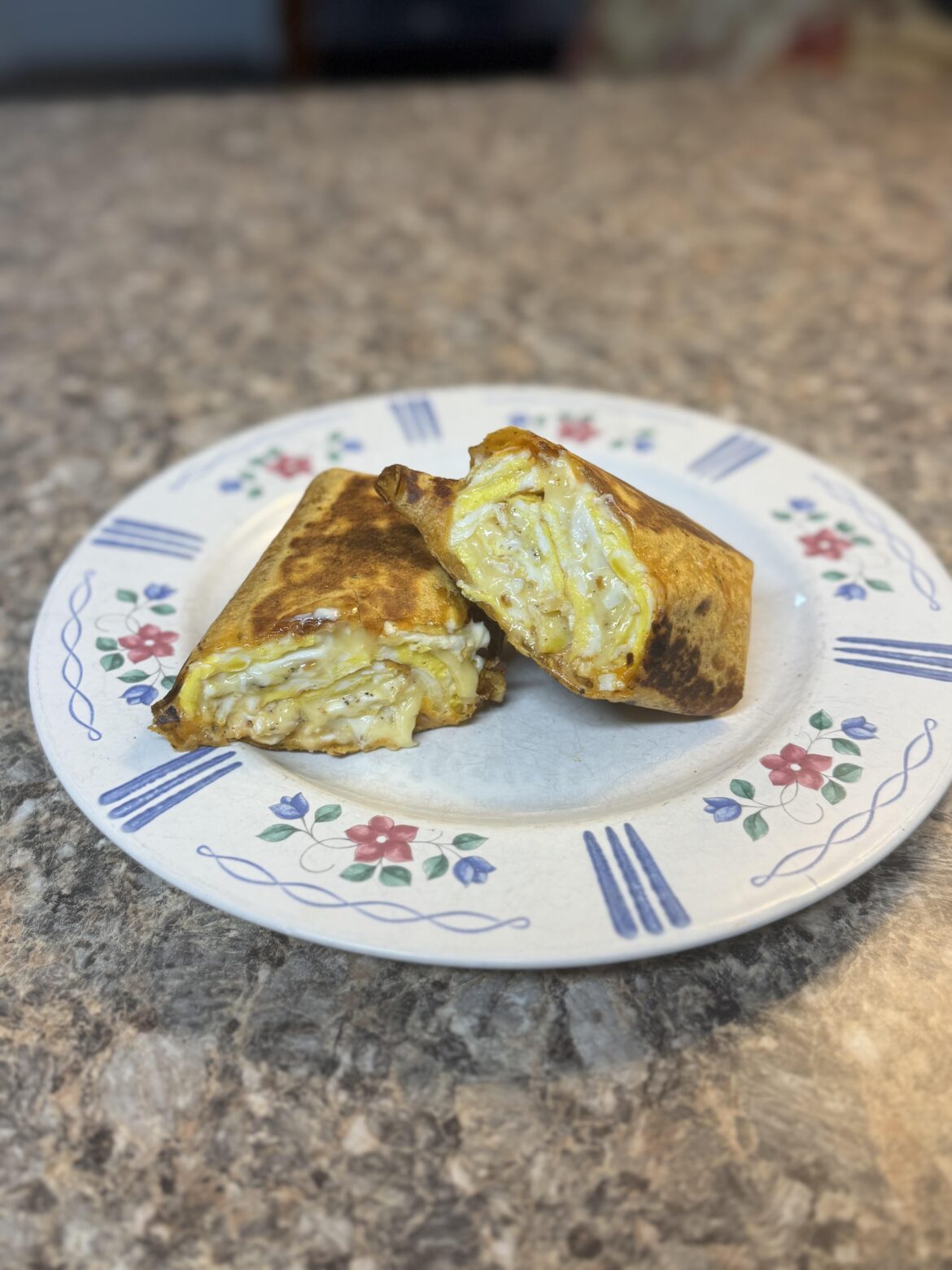 Egg and Cheese Wrap for Dinner