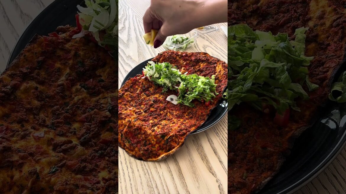 Turkish Lahmacun | Crispy Flatbread with Spiced Meat Turkish Lahmacun | Crispy Flatbread with Spiced Meat