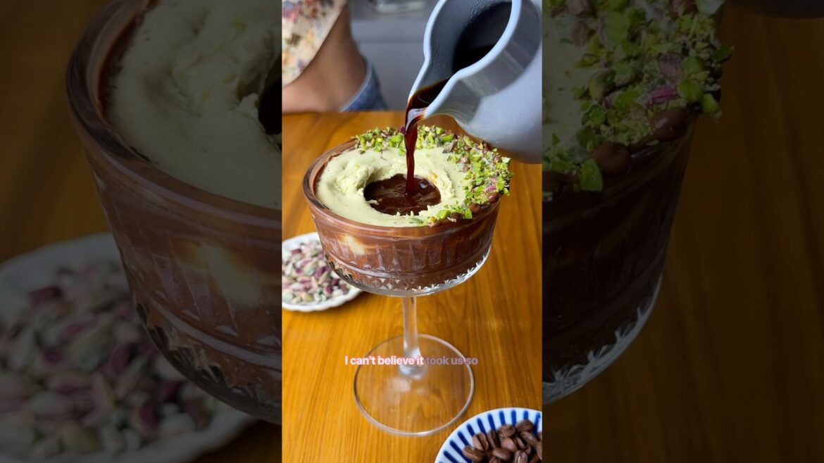 Pistachio Nutella Affogato