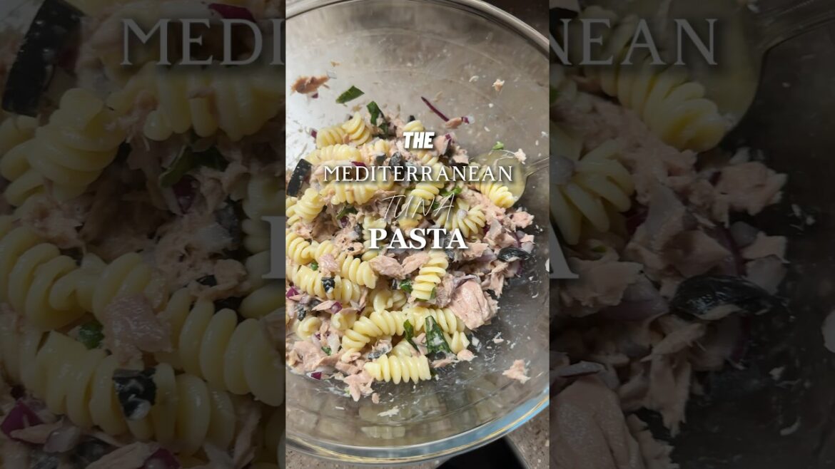 Mediterranean Tuna Pasta #fitfood #lowcarb #highprotein #easyrecipe #abs Mediterranean Tuna Pasta #fitfood #lowcarb #highprotein #easyrecipe #abs