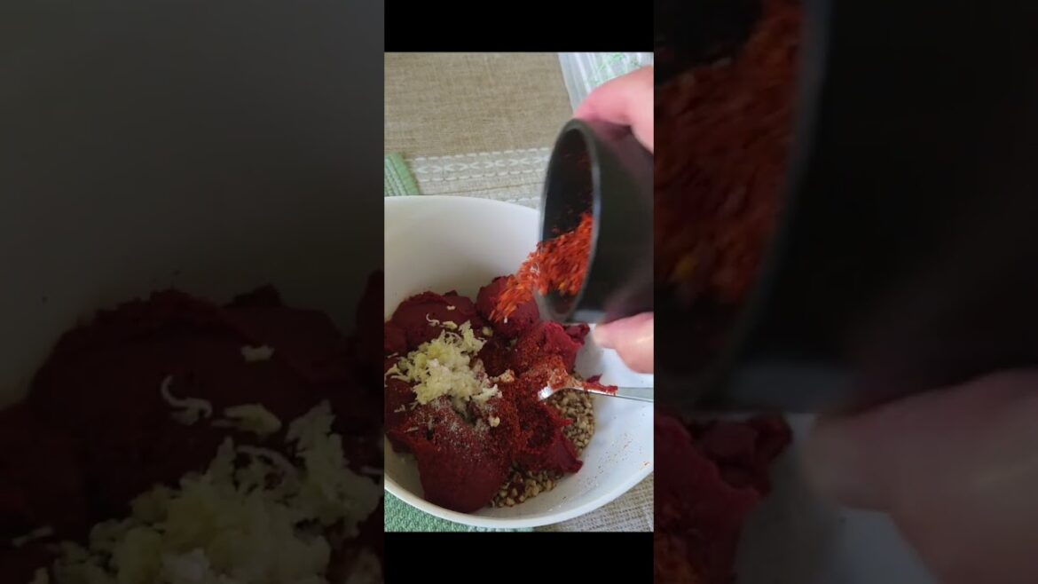 Spicy Spread # bread #paste #food #recipe #mediterranean #cooking #pepper #tomato #appetizer #dinner