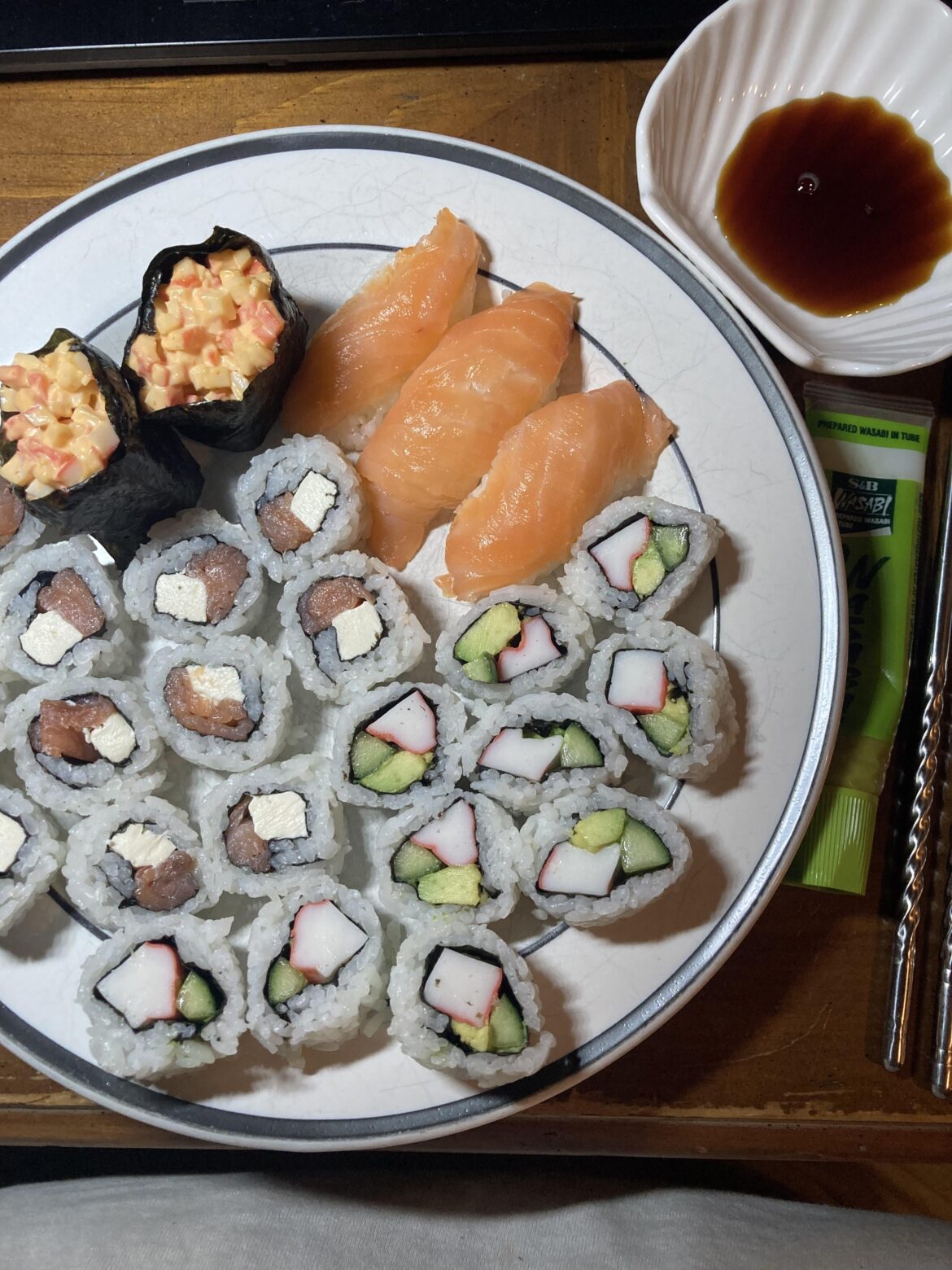 I made sushi tonight