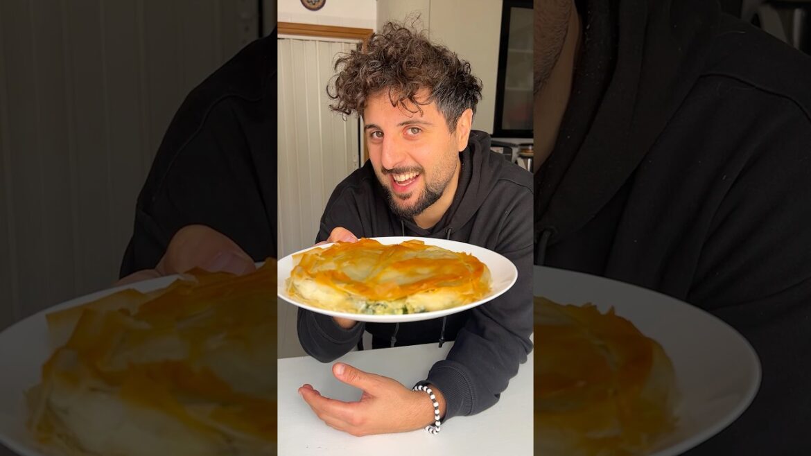 TORTA SALATA ✨#ricotta #spinaci #tortasalata #ricettefacili #ricetteveloci #shorts