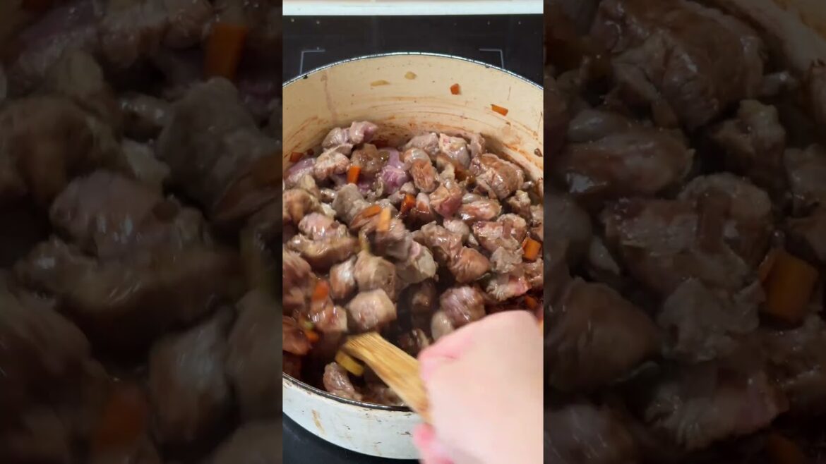 Slow-cooked lamb shoulder ragu