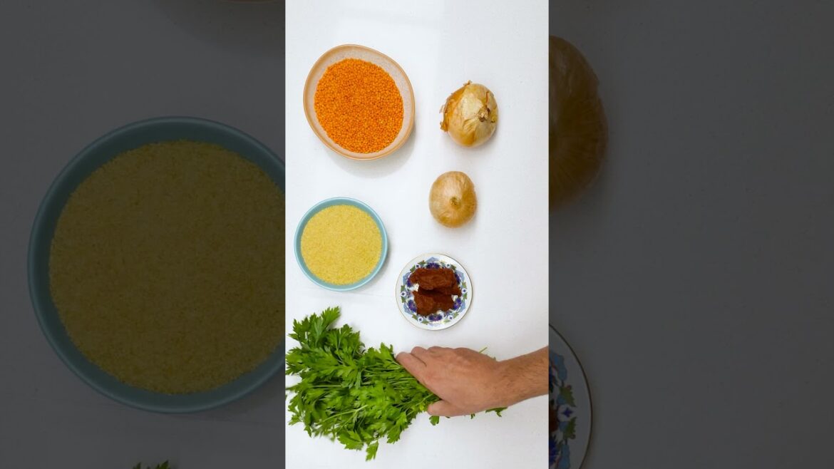 Ingredientes para CROQUETAS DE LENTEJA TURCA #legumbres Ingredientes para CROQUETAS DE LENTEJA TURCA #legumbres