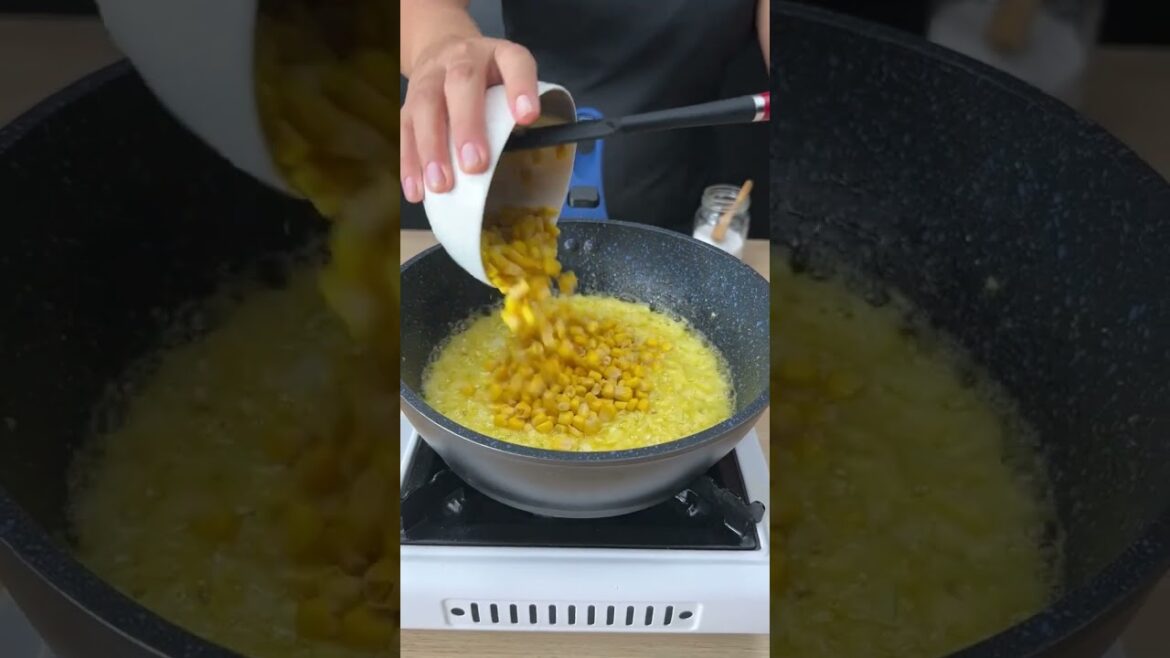 Rich food and the best creamed corn I've ever made