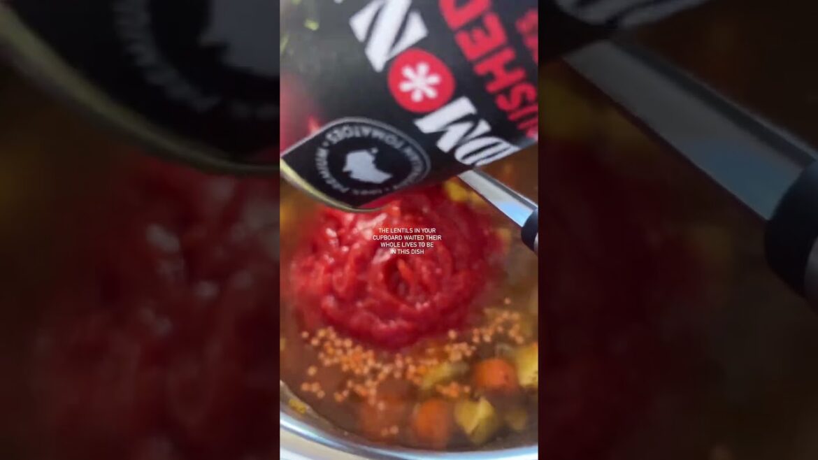 Stop ignoring them... Recipe in description x #pantrymeals #budgetmeals #lentilrecipe