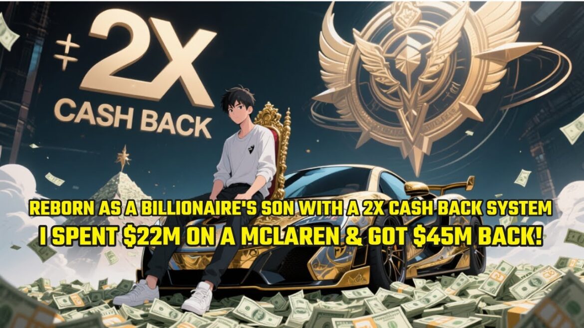 REBORN as a Billionaire’s Son with a 2X Cash Back System, I spent $22M on a McLaren & got $45M back! REBORN as a Billionaire's Son with a 2X Cash Back System, I spent $22M on a McLaren & got $45M back!
