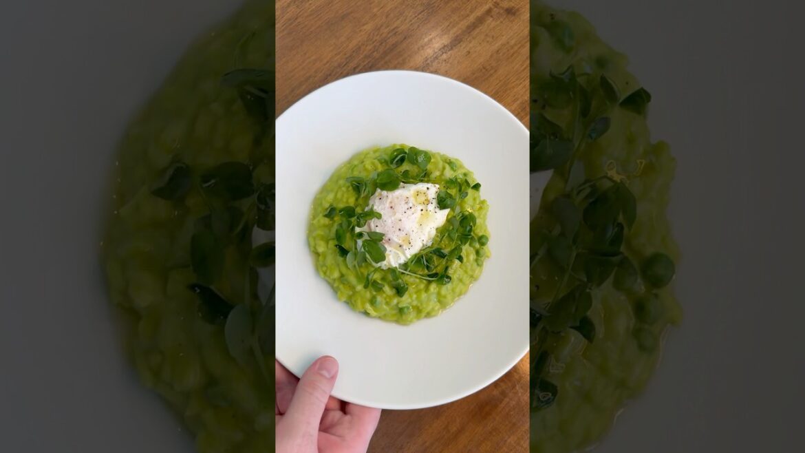 The best pea risotto #shorts